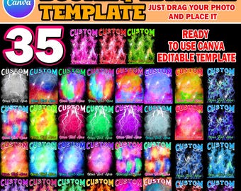 Editable Custom Bootleg Rap Tee Canva Template, Custom Bootleg Shirt Background Template For Sublimation Design Photo Birthday Concert Shirt