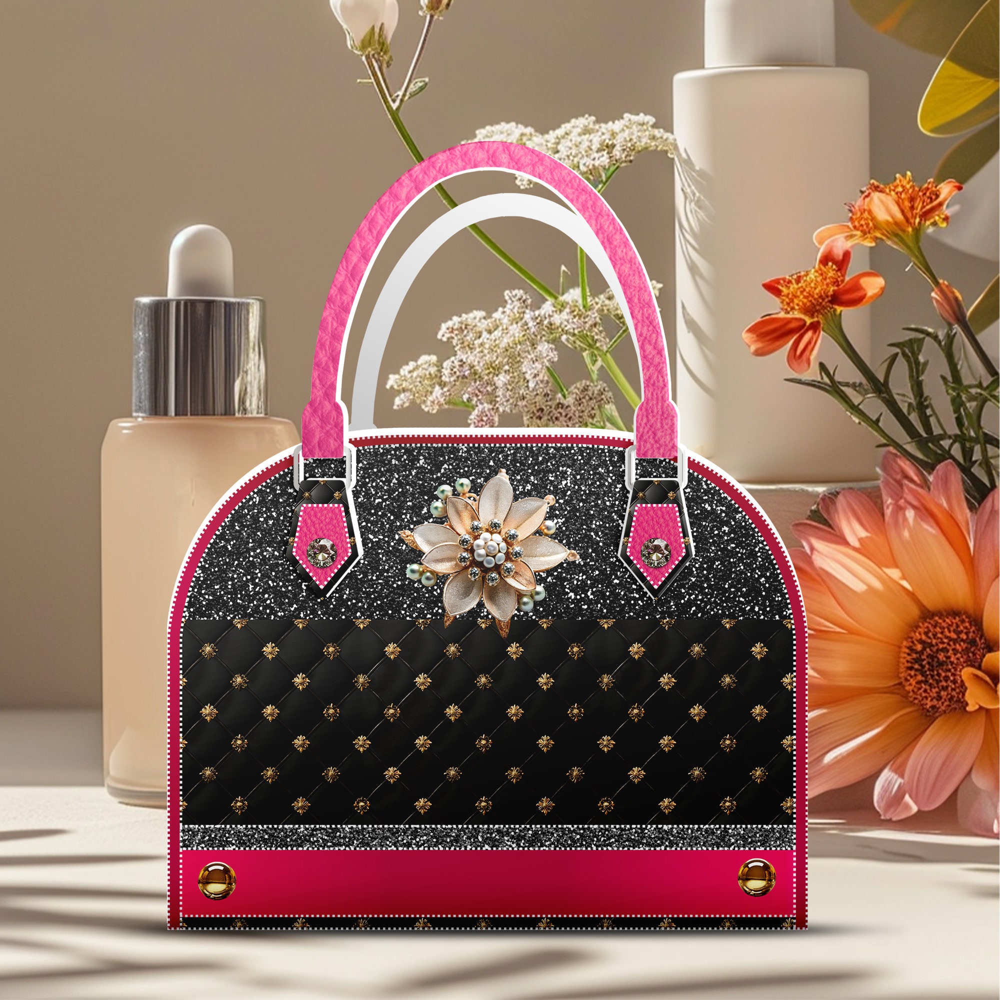 Trendy Fashion Purse Gift Bag Box Template, DIY Designer Handbag Gift ...