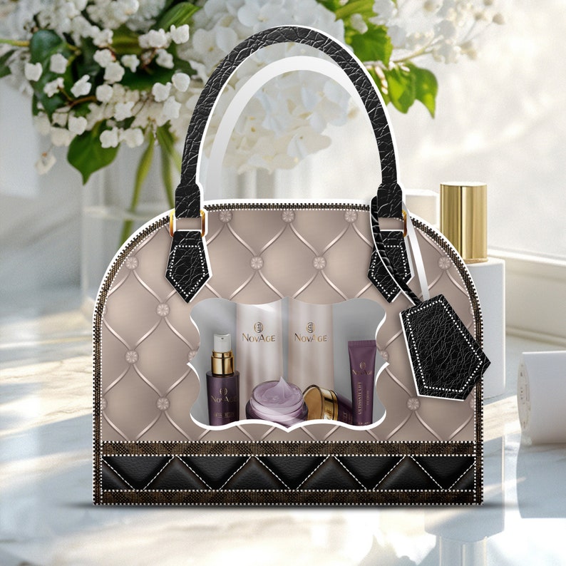 Branded Purse Gift Bag Box Template, DIY Designer Handbag Gift Box ...