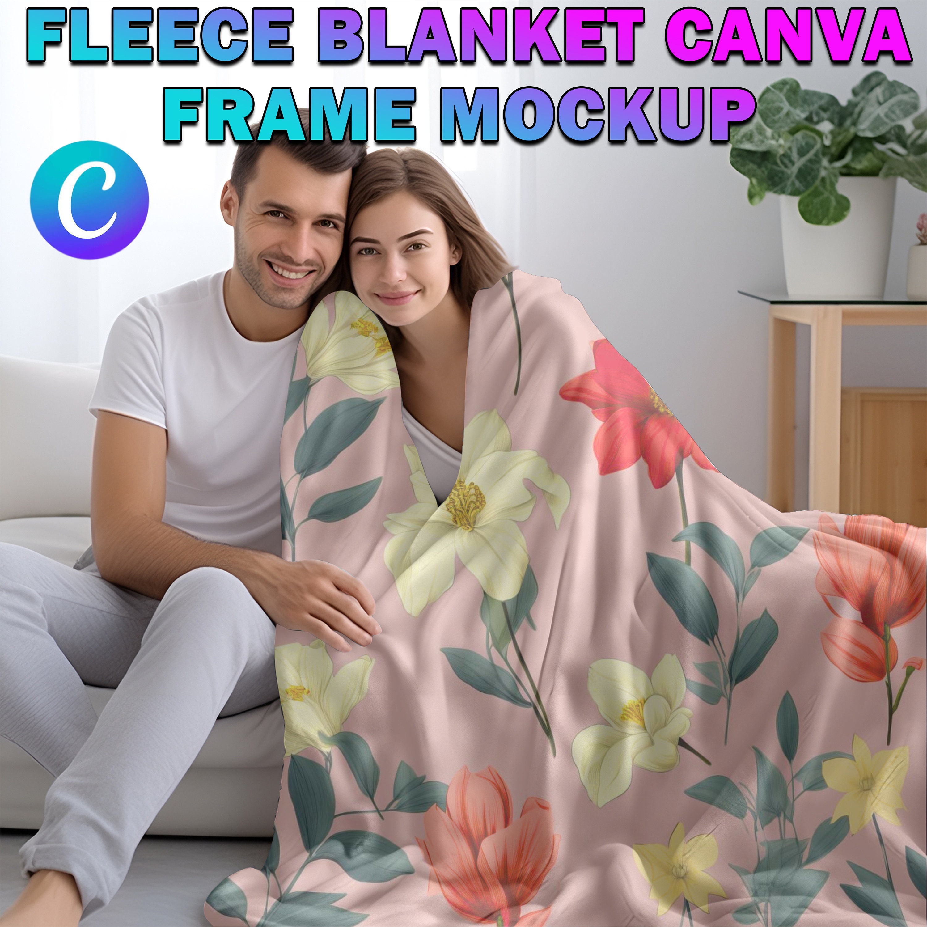6 Cosy Fleece Blanket Mockup Bundle, Sherpa Velveteen Plush Microfiber ...