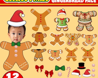 Peperkoek voeg je eigen foto toe foto png-bundel, kerstmis foto toevoegen clipart klasdecor prikbord, decor