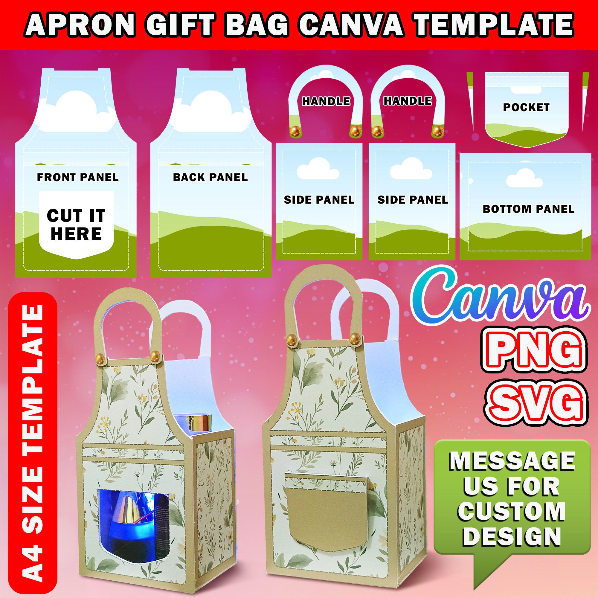 Apron Box Templates Printable