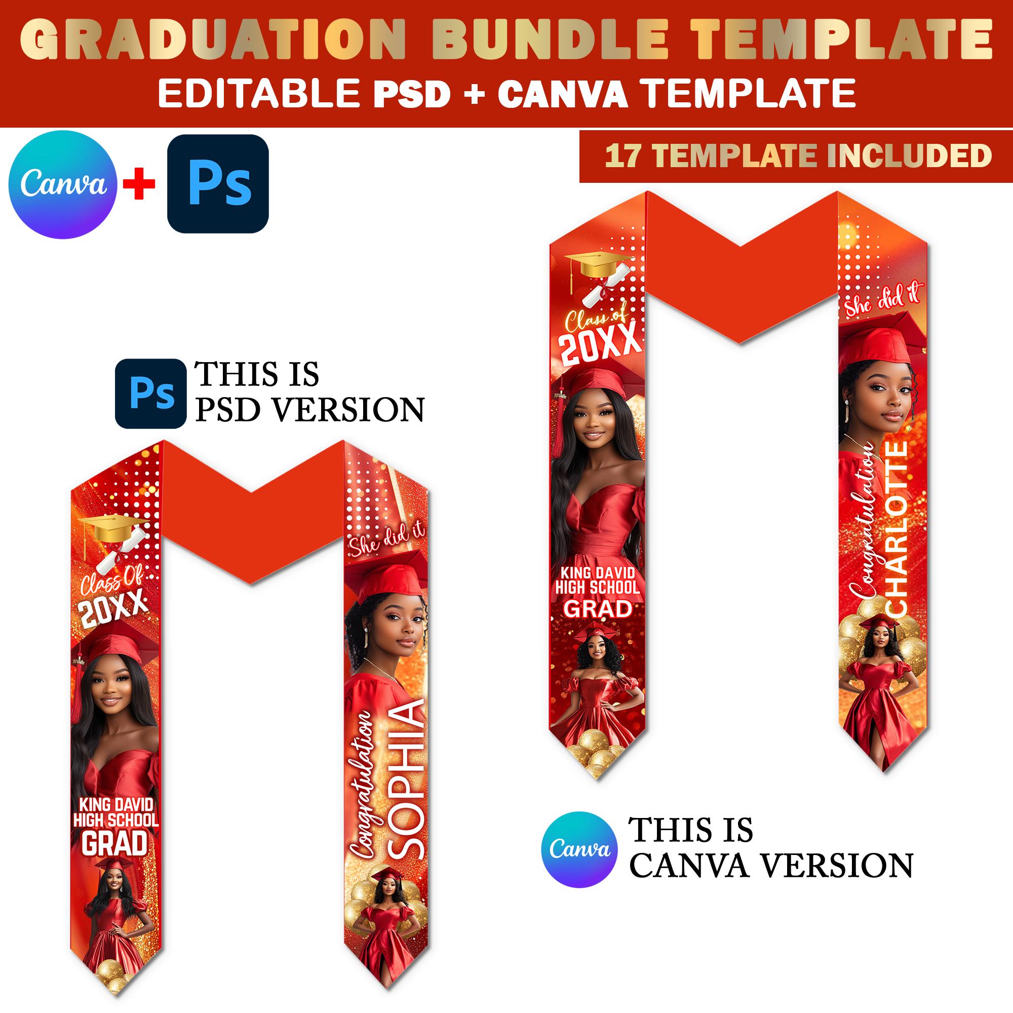 Editable Graduation Design Bundle 2025, Graduation Sublimation Pack ...