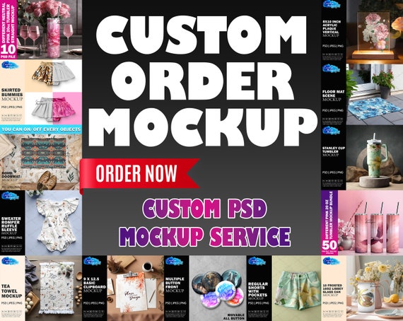 Order Custom Photoshop Mockup PSD Template | Product Mockup Smart Object| Order Any Photoshop Smart Object PSD Mockup | Graphic Design