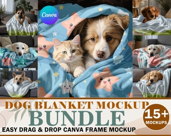 Pet canva blanket hotsell