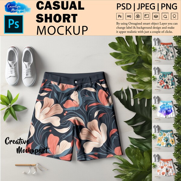 Mesh Shorts Mockup - Etsy