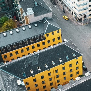 Yellow Copenhagen - Street Photography Print