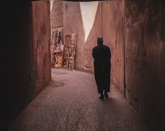 Man in Marrakech - Street Photography Print