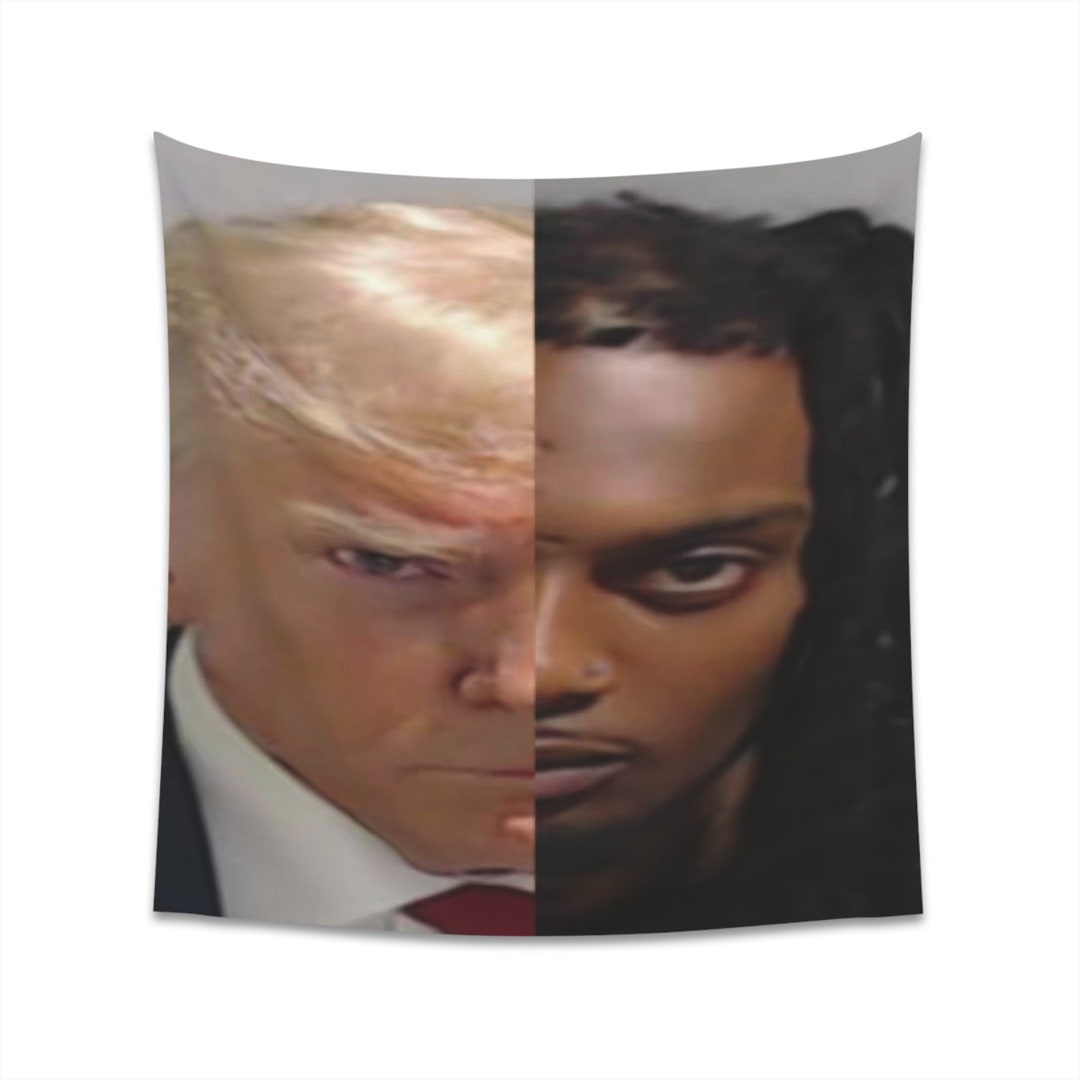 Opium Rapper Trump Buy Donald Trump Mugshot Playboi Carti Music Flag Underground Rap Opium ...