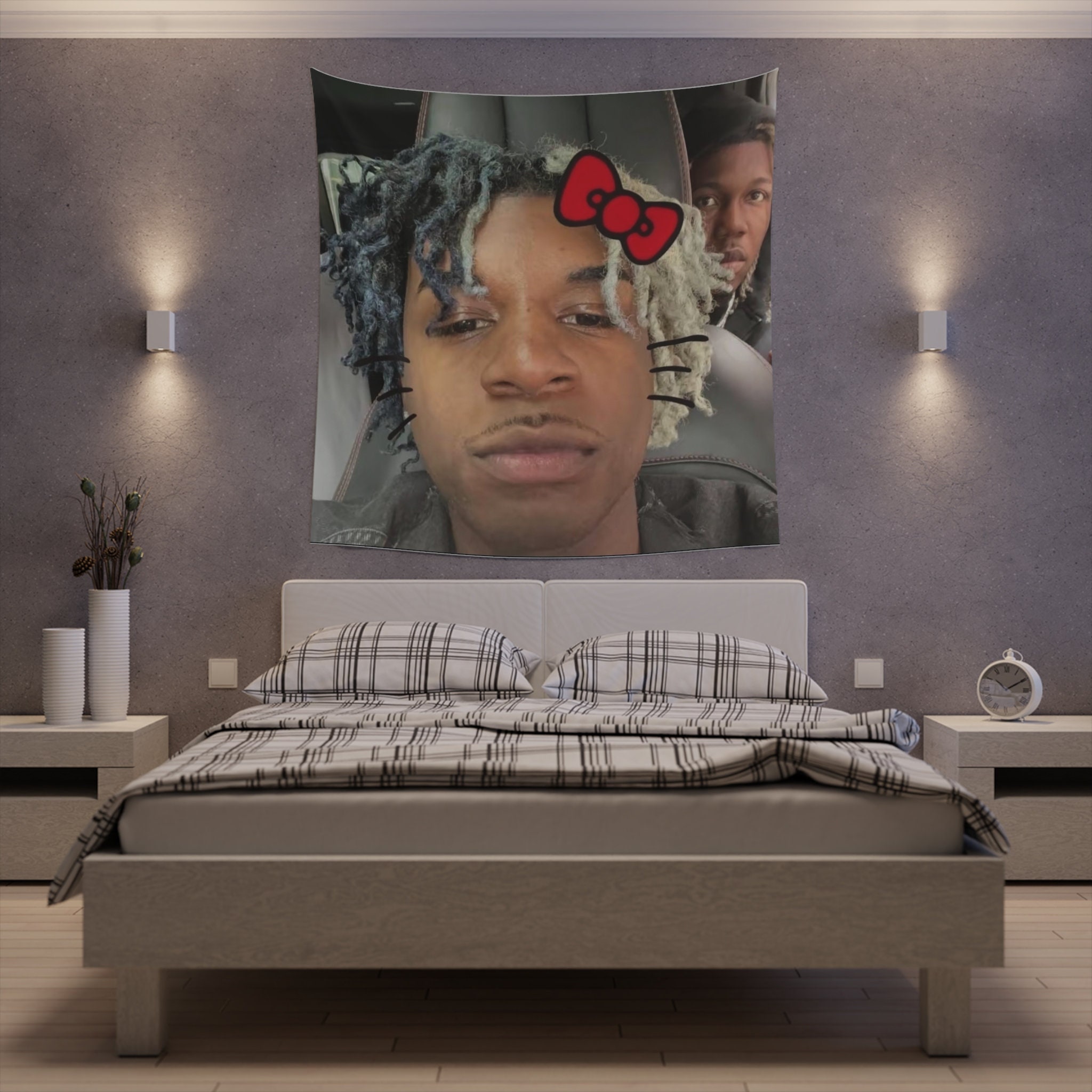 Ken Carson Destroy Lonely Hello Kitty Funny Meme Music Flag Underground