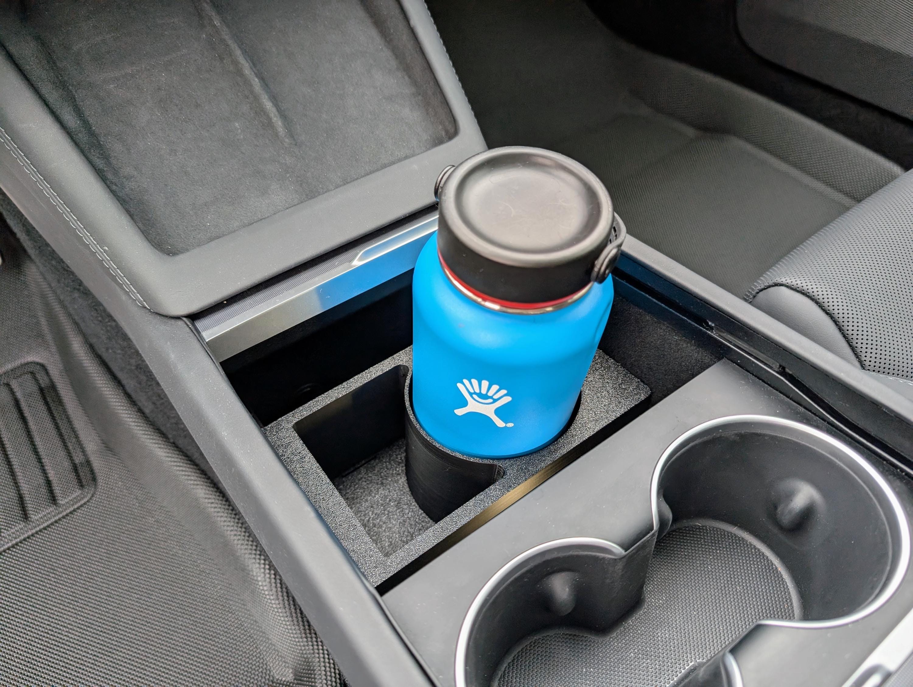 Tesla Model Y & Model 3 Cup Holder Insert Adapter for Hydroflask