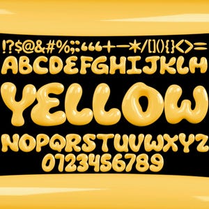 Letras 3D com bolhas, clipart PNG SVG, pacote, fonte borbulhante, alfabeto borbulhante, fonte 3D, monograma, rabisco, sublimação, letras do alfabeto para impressão