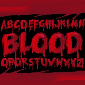 Pacchetto di clipart PNG SVG con font sanguinanti, font gocciolante in formato SVG, lettere gocciolanti in formato PNG, lettere sanguinanti, font horror con alfabeto sanguinante in formato SVG, alfabeto horror