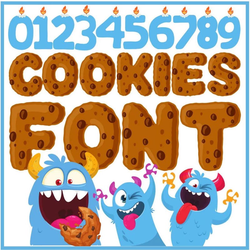 Cookie Monster Svg - Etsy