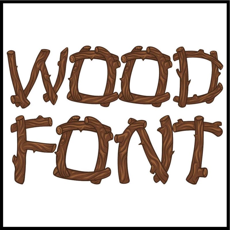 Rustic Wood Letters - Etsy