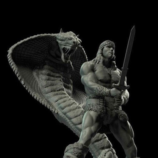 Conan the Destroyer  - Arnold schwarzenegger Classic (Very high quality) - 3D STL File - 3D Design 3D Printer.