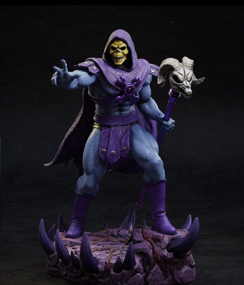 Skeletor 3D STL File 3D Design 3D Printer. - Etsy