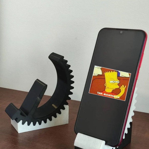 Smart Phone Stand - 3D STL File - 3D Design 3D Printer.