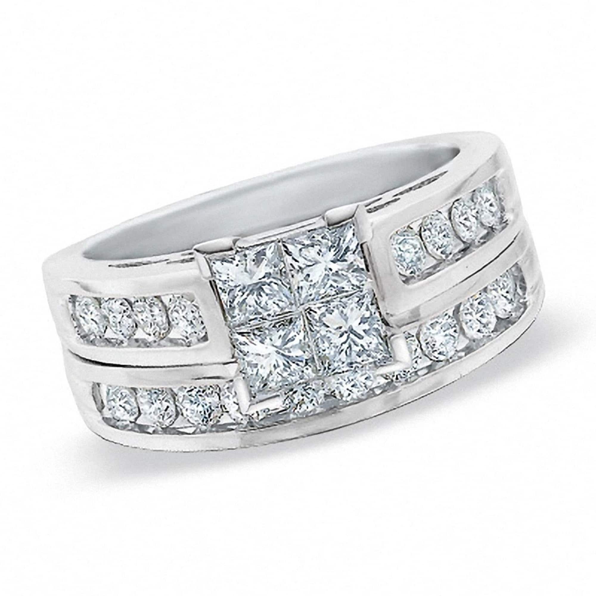 Quad Princess Cut Etsy Australia