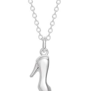 Verzauberte Disney Cinderella Pantoffel Anhänger in 925 Sterling Silber Wunderschöne Anhänger Atemberaubende Anhänger Stilvolle Anhänger