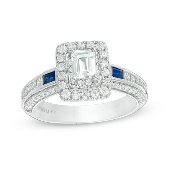 Vera Wang Love Collection Attractive 1 CT Emerald cut Diamond