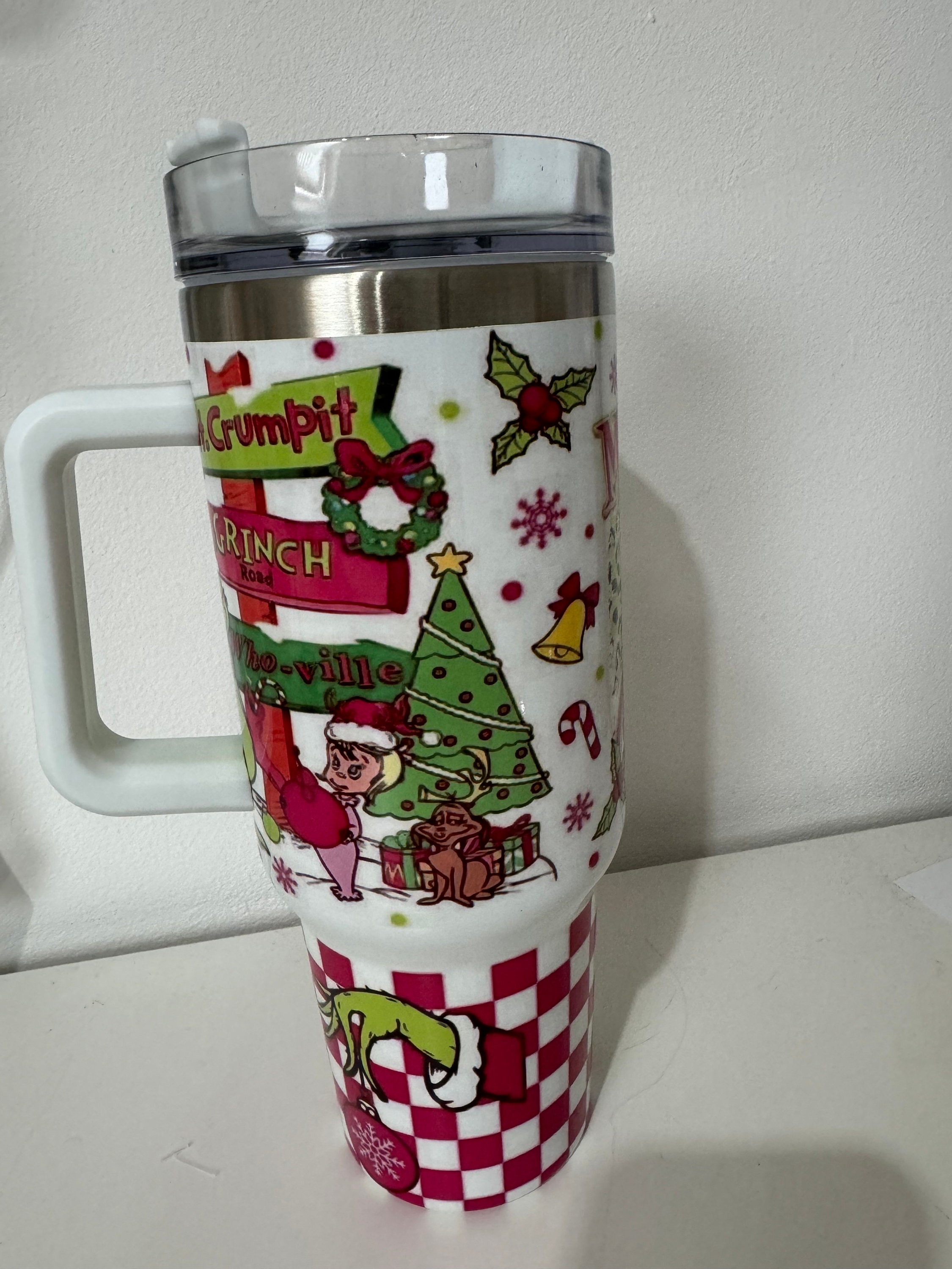 Grinch My day 40oz Stanley Dupe – LAURENSCREATIONS