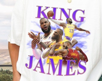 LeBron James Shirt - Evolution Tee for Los Angeles NBA Fans - Basketball Shirt, NBA Fan Apparel