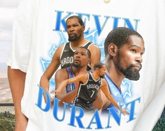 Limited Kevin Durant Vintage Basketball Shirt - Retro 90s Design Bootleg Tee - Unisex Sport Fans T-shirt