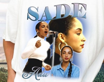 Sade T-Shirt - Retro Vintage Style, Sade Tour Crewneck Tee, Perfect Gift for Men and Women