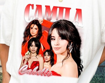 Vintage 90s Camila Cabello Shirt - Retro Rap Hip Hop Tee - Camila Cabello T-Shirt  for Women