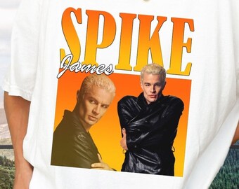 Spike James Marsters Shirt - Buffy the Vampire Slayer Tee - Vintage 90s Spike James T-Shirt - Retro Buffy Vampire Slayer Merch