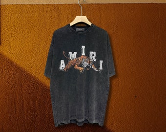 Amiri Vintage T-Shirt  Amiri Beach Shirt  Short Sleeve Hip Hop Casual Tee Shirt For Man Shirt For Woman Birthday Gift Amiri Tee Gift