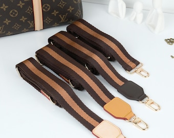 Crossbody & Shoulder Bag Strap, Vachetta Leather Replacement, Adjustable Purse Strap for Alma, Speedy, Neverfull Handbags