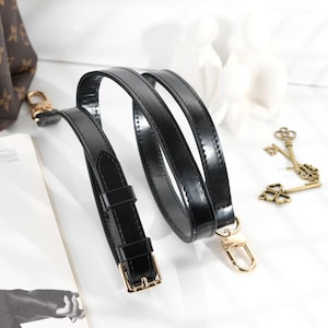 Crossbody Bag Strap, Vachetta Leather Bag Strap, Compatible With Speedy 20, 25, 30, 35, Alma Pm, Graceful Pm MM in Monogram and Azur print image 11