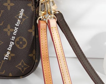 Vachetta Leather Bag Strap, Crossbody, Top Handle, Shoulder, Pochette Bag Accessories, Replacement Leather Strap