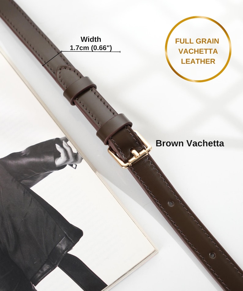 Crossbody Bag Strap, Vachetta Leather Bag Strap, Compatible With Speedy 20, 25, 30, 35, Alma Pm, Graceful Pm MM in Monogram and Azur print image 14