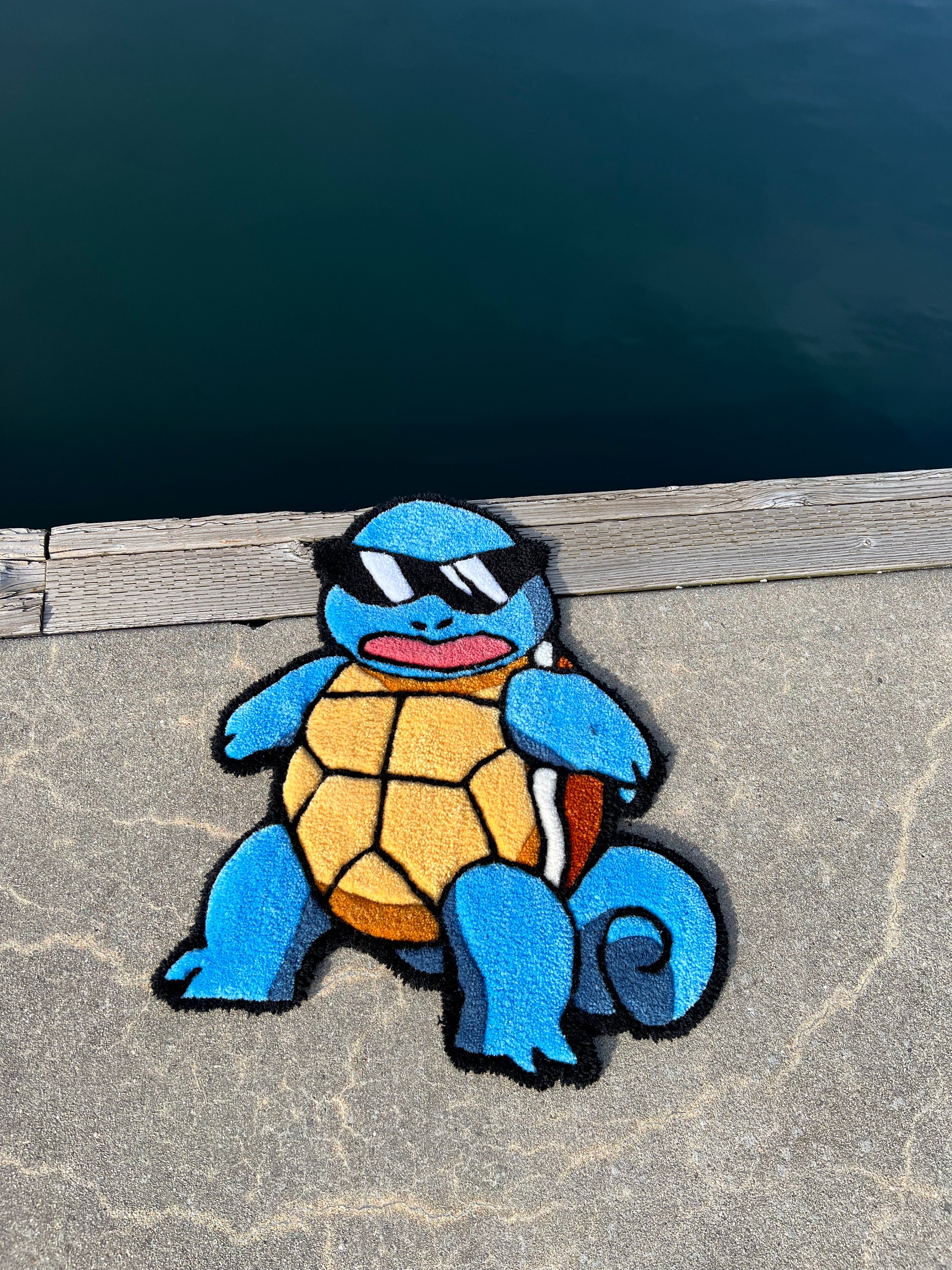 Squirtle Tuft Rug - Etsy