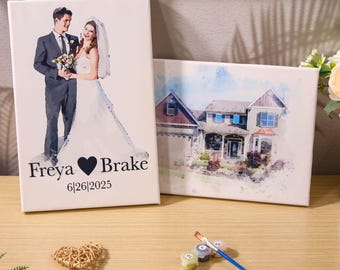 Pintura por números personalizada / Kit de pintura por números / Kit de pintura por números para adultos / Pintura por números / Pintura por números DIY / Regalo para ella / para él
