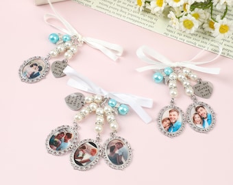 Actual Handwriting Wedding Bouquet Charm,Custom Bridal Bouquet Charm, Bouquet Memorial Charm,Personalized Charm,Flower Bouquet Photo Charm