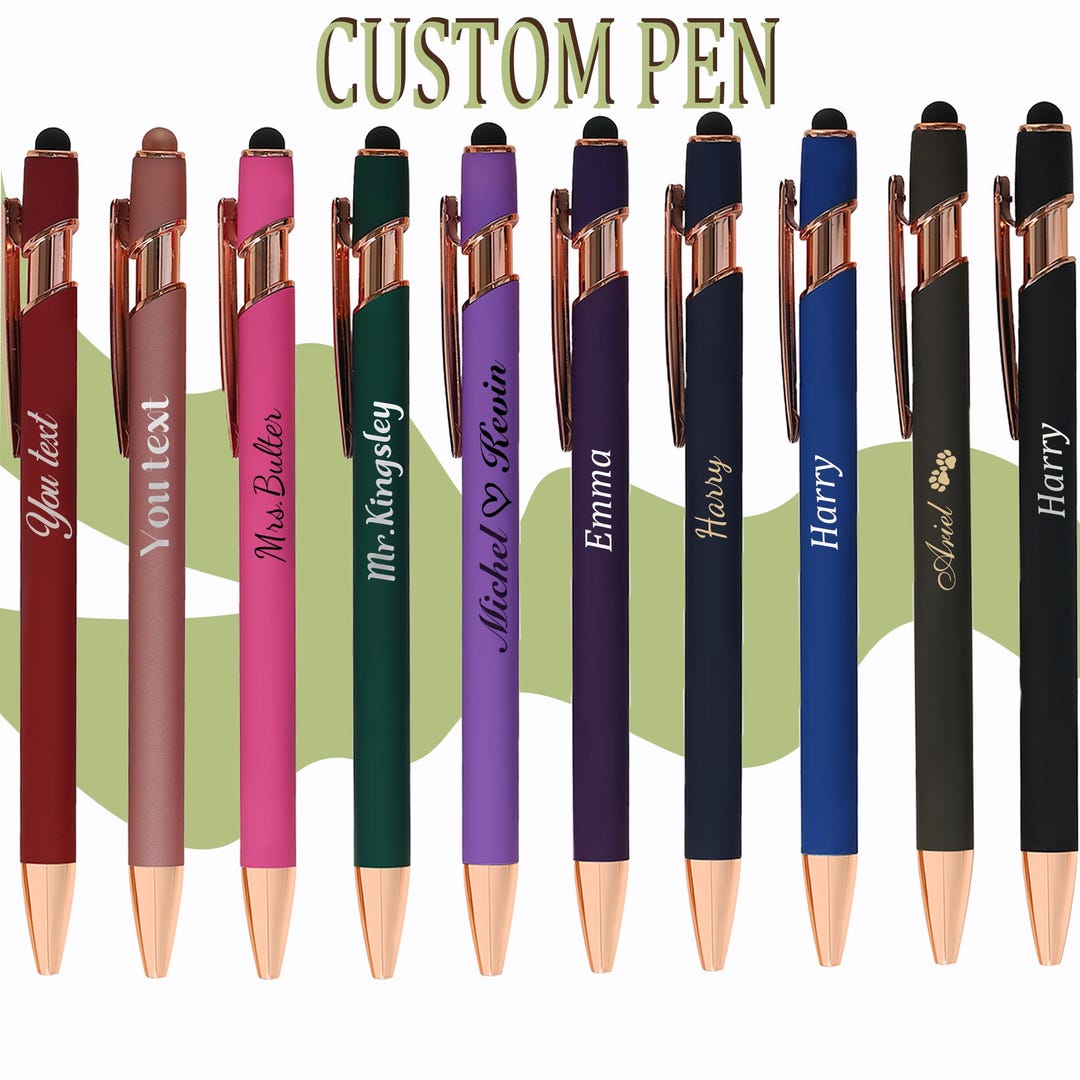 Personalized Ballpoint Pen Barrel|soft Touch Luxurious Ballpoint Pen ...