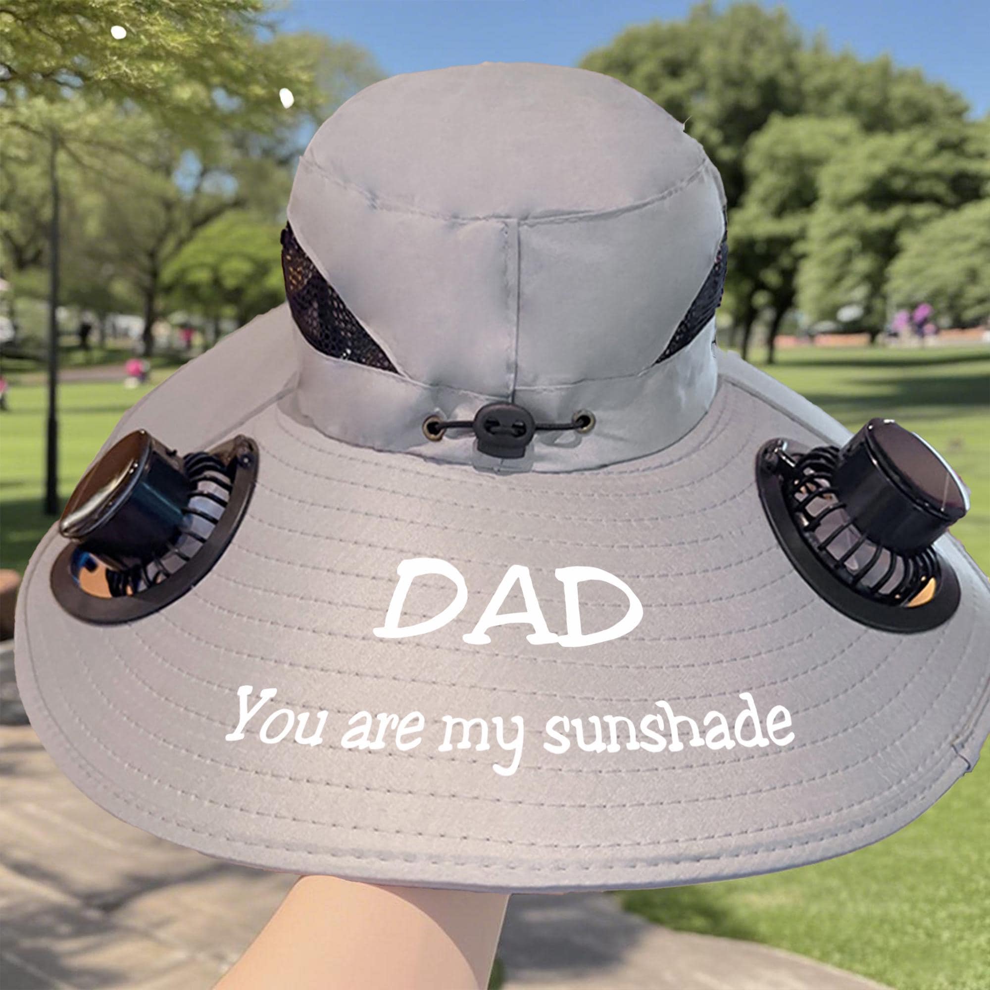 Personalized solar fan hat|custom embroidery sun hat|custom patch solar fan hat|gift for men|dad gift|custom fishing fan hat|embroidery hat