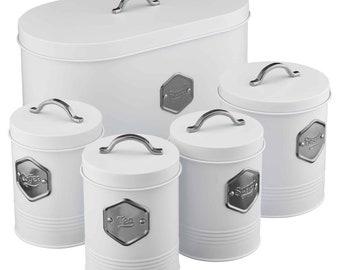 Cooks Professional Kitchen Storage Canister Jar Storage Set Bread