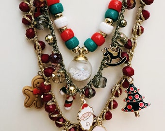 Merry Christmas necklace