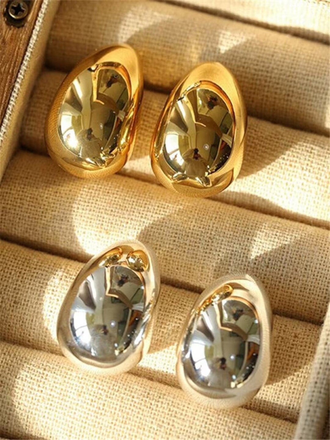 Bottega Drop Dupe Large Earrings Kylie Teardrop Earrings Etsy