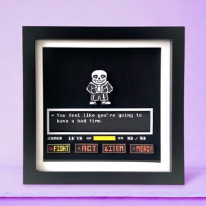 Undertale Sans Pixel Art Poster for Sale by Pixel-Perfect