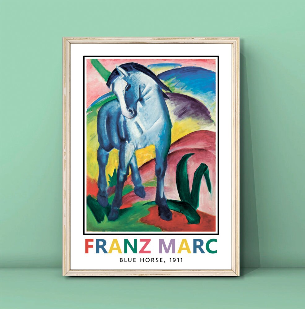 Franz marc horse - Etsy 日本