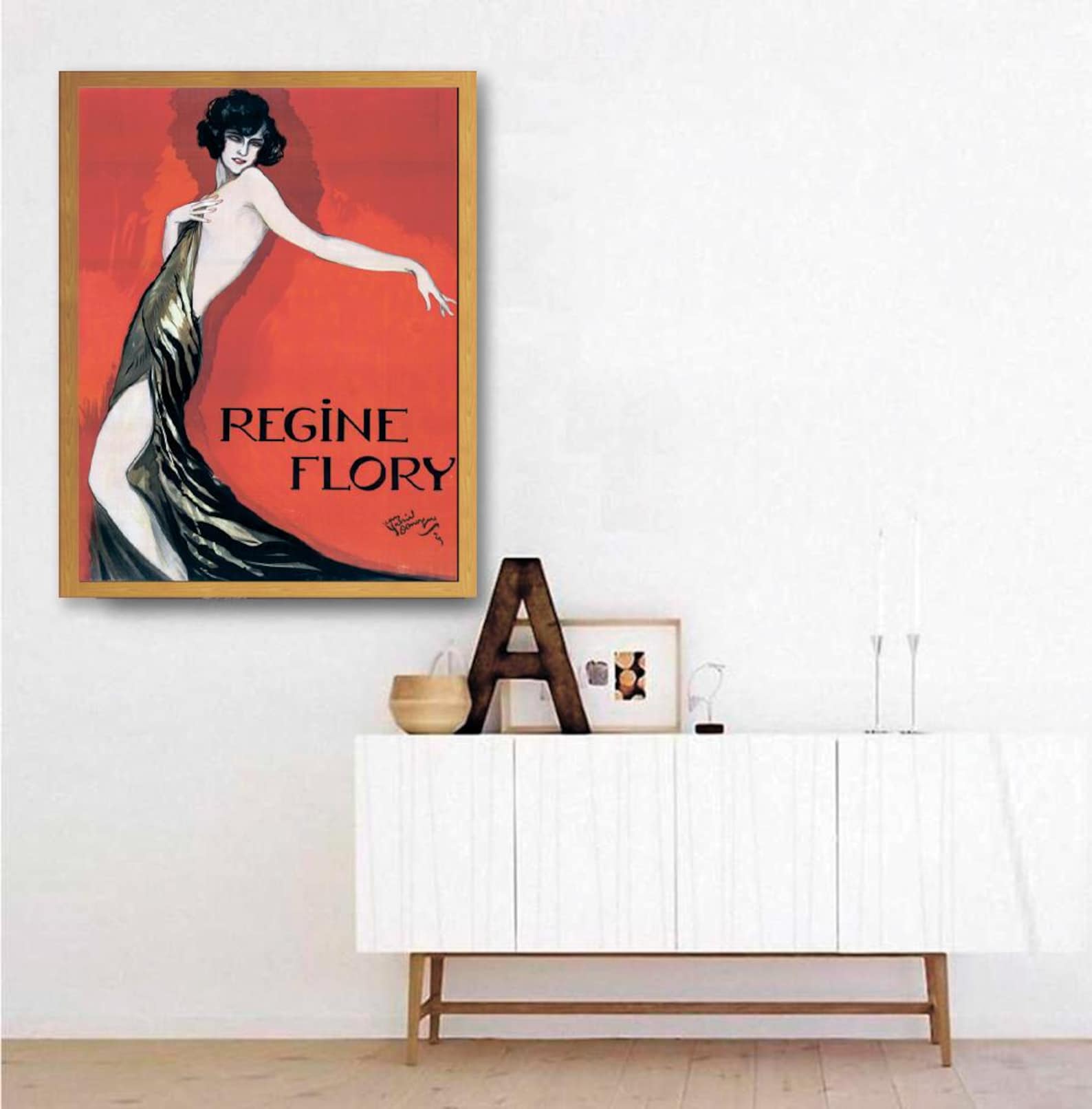 Régine Flory Poster by Domergue: 1925 French Fashion Print (digital ...