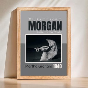 Impresión de Martha Graham, Impresión fotográfica vintage, Fotografía vintage de mujer, Fotografía en blanco y negro, Impresión de Carta al mundo, DESCARGA DIGITAL