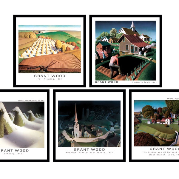 Grant Wood - Etsy