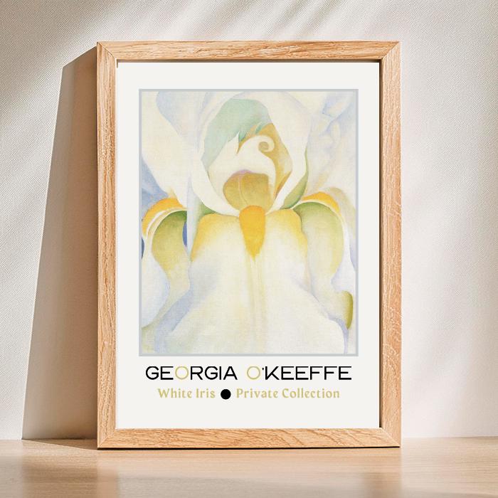 Georgia O'keeffe White Iris Vintage Art Print (digital Download - Etsy